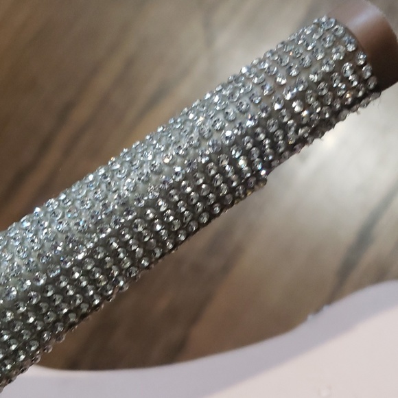 Steve Madden Silver Diamond Platform Heels - Picture 8 of 15